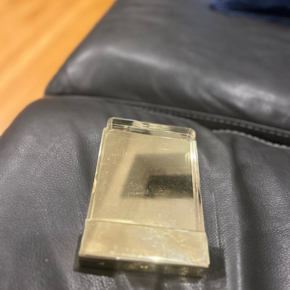 MCM heavy brass and fiberglass picture frame